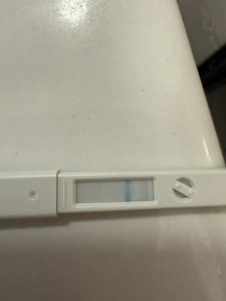 Can anyone else see a line please?