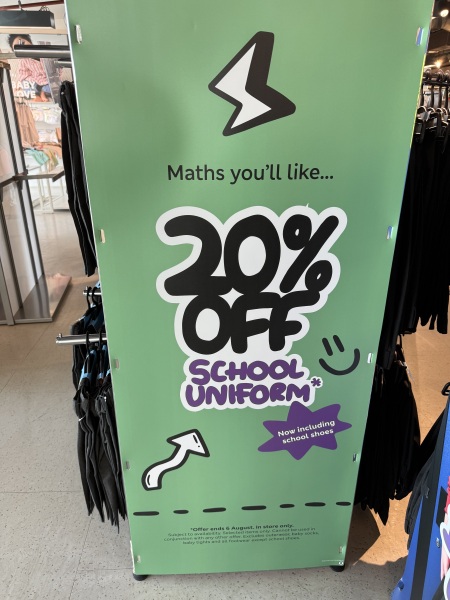 M&S Back to School campaign