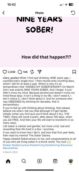 200 days alcohol free- anyone wish to join?