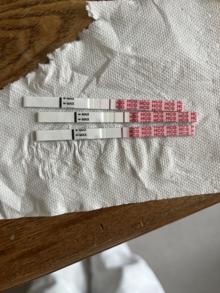 Help please! Positive then negative tests