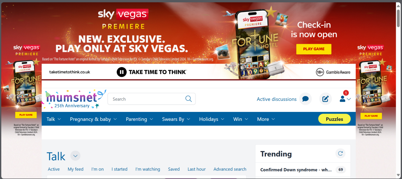 Pushing gambling now?