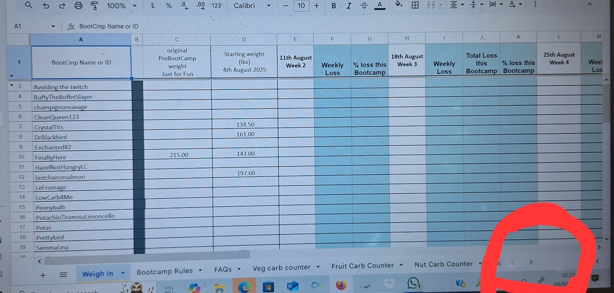 Summer 25 HFLC Boot Camp: Week 1. And we’re off!
