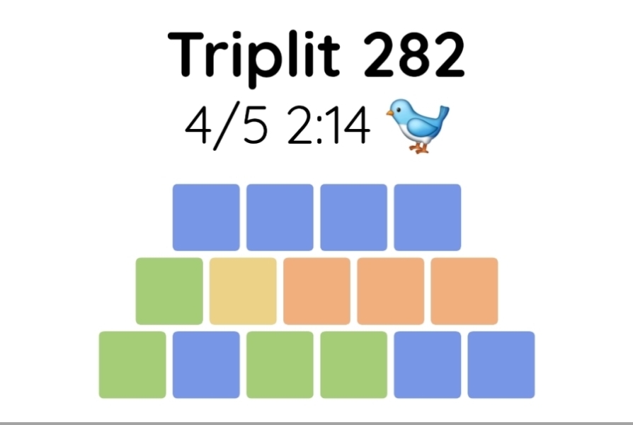 Yet another new word game - let me introduce you to Triplit!