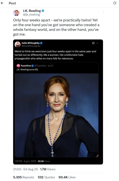 HAPPY BIRTHDAY JK ROWLING!