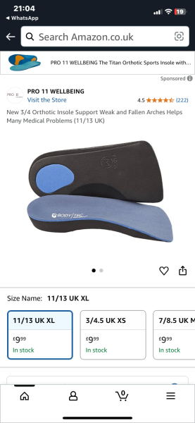 How unreasonable is this? Ouchy feet.