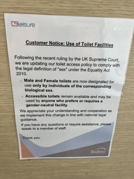 Fringe venue ‘breaking law’ by letting biological men use women’s toilets