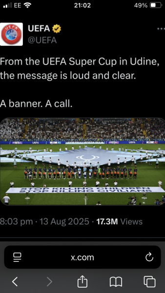 UEFA have finally taken a stand