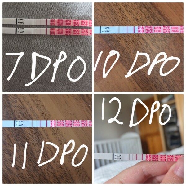 Positive pregnancy test at 7 DPO.