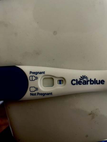 Is this positive or negative ? Not full thick line