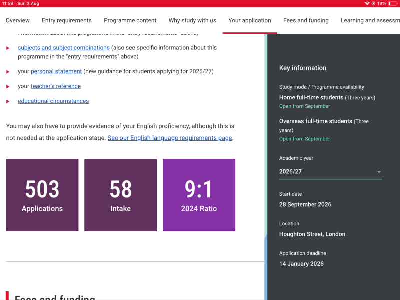 University Applications 2026 - Support Thread