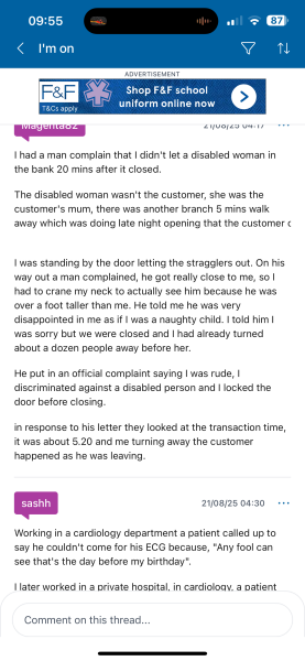 On the app sentences get cut off