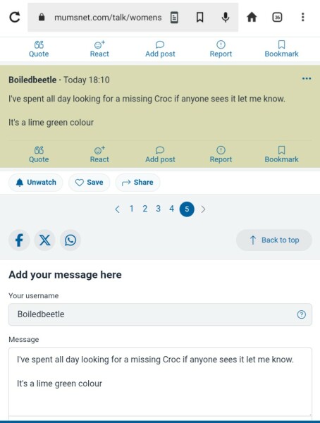 Text box keeping text even after posting