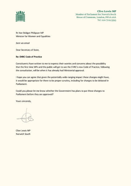 MP doesn’t understand how laws are made.