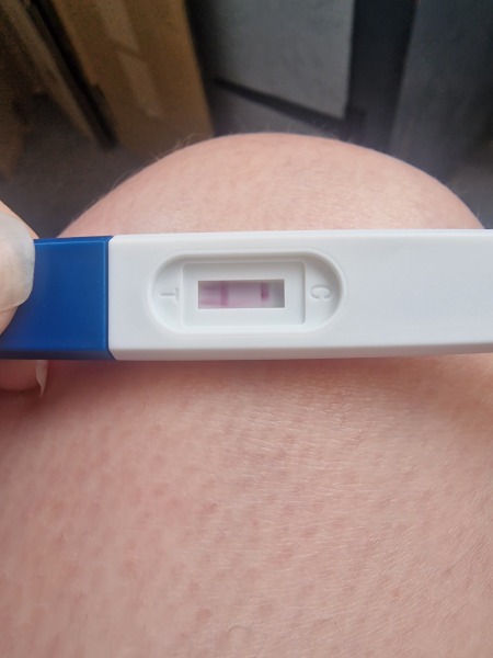 Positive pregnancy test or evap line?
