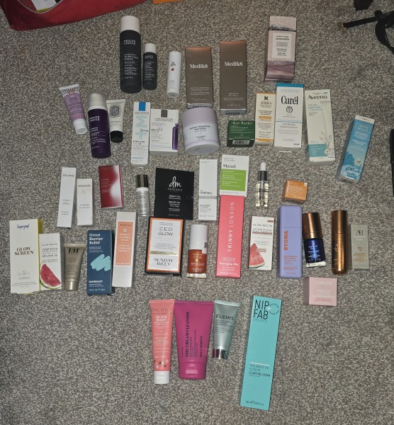 Overconsumption. Help me reduce my skincare stash.