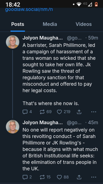 GLP are going after Sarah Philmore and are going to lose