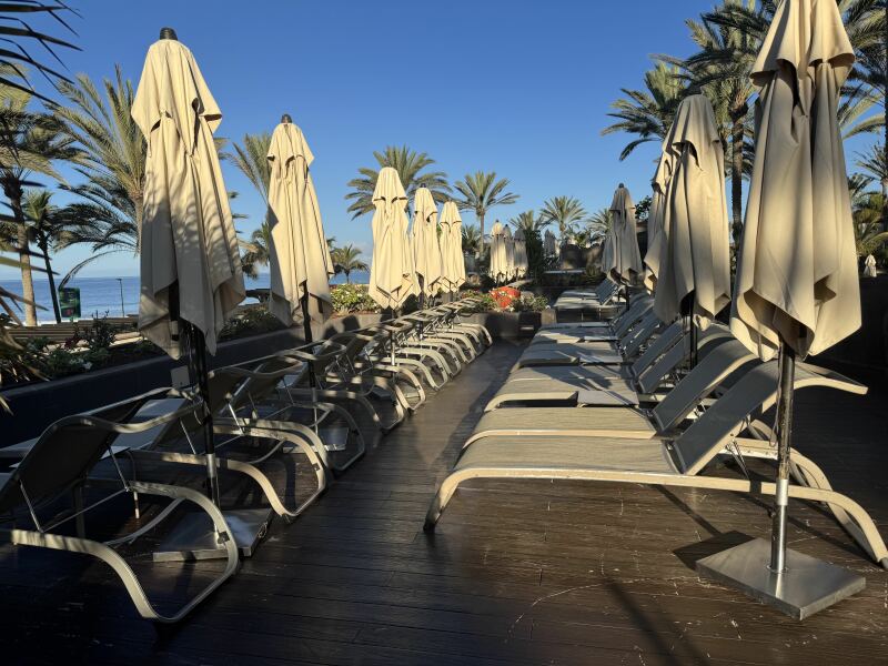 Sun lounger towel battles in all inclusive holidays