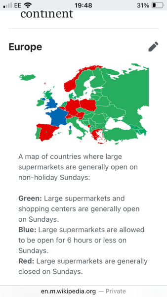 to think supermarkets should open longer on Sundays?