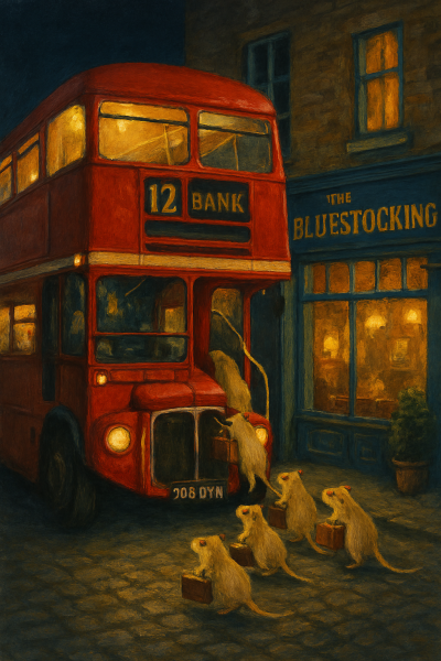 The Bluestocking does a late night flit again