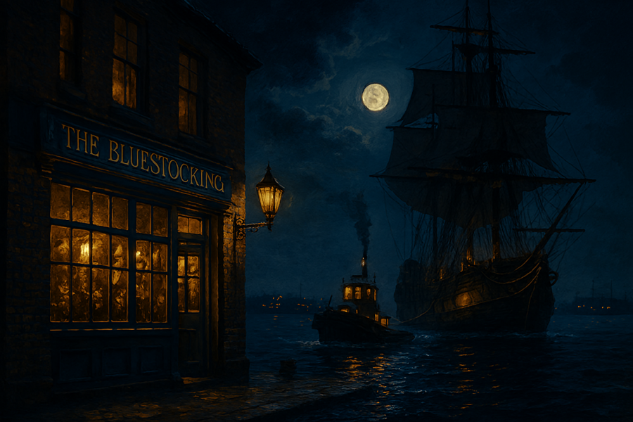 The Bluestocking does a late night flit again