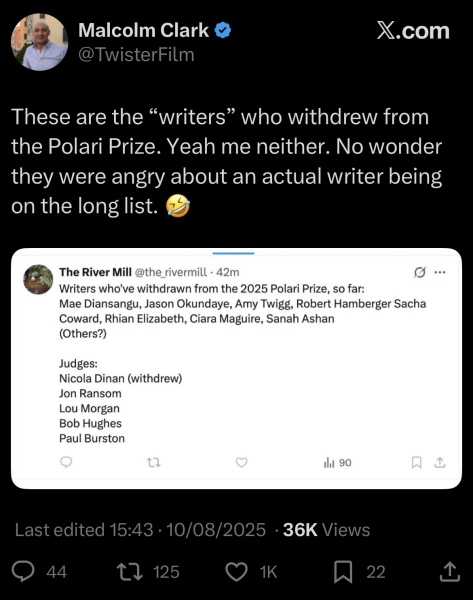 Polari prize nominees withdraw over inclusion of 'terf' John Boyne