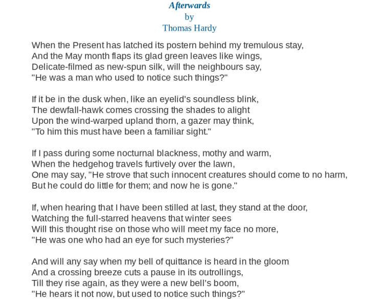 The Bluestocking does a late night flit again