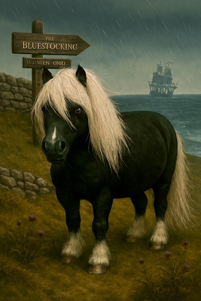 The Autumn Bluestocking - mist, mellow fruitfulness and hot chocolate!