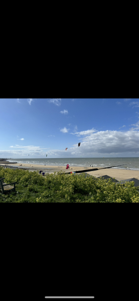 Accessible sandy beach (from car park)