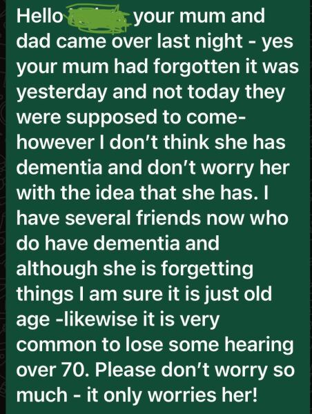 At what point do you start being seriously concerned about cognitive decline?