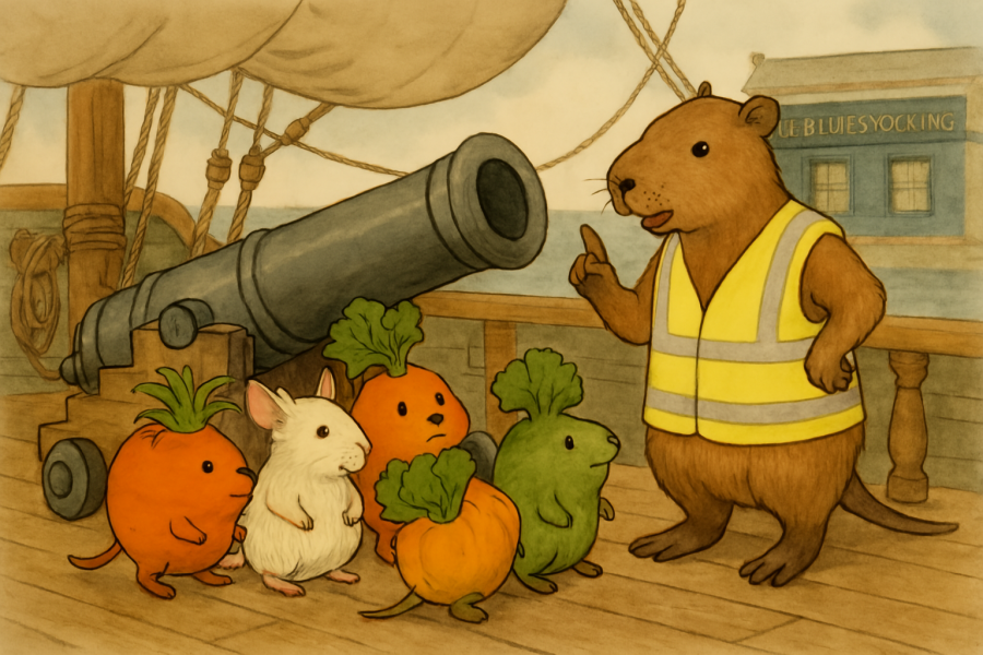 The Autumn Bluestocking - mist, mellow fruitfulness and hot chocolate!