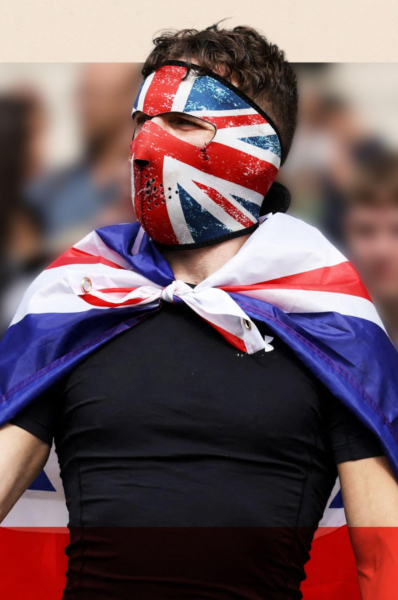 To ask those who are not white brittish how they feel about the flags?