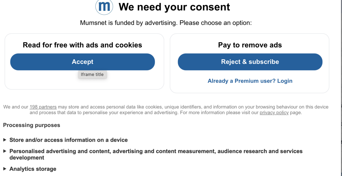 Ad blocker disabled when ads allowed
