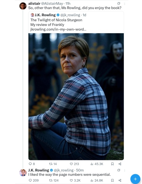 JK’s review of sturgeon’s shite book