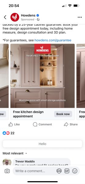 Bifold cupboard doors