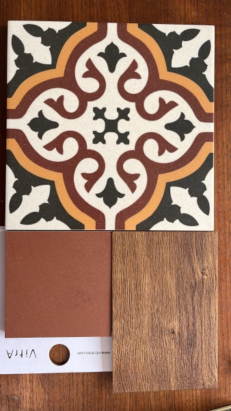 Living room/kitchen flooring.