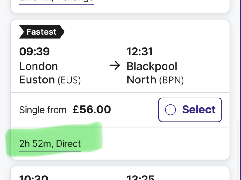 Blackpool day trip?