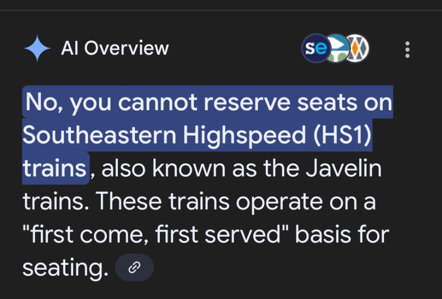 Train etiquette