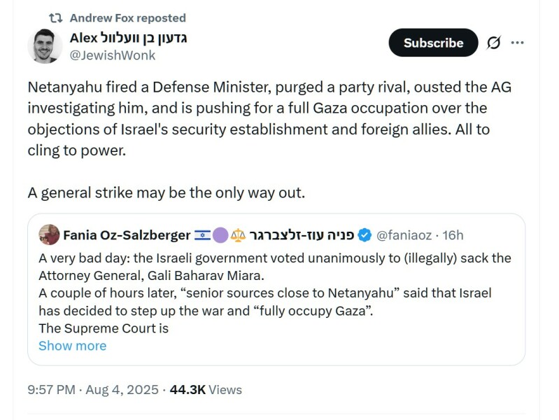 What’s the alternative to Netanyahu’s government?