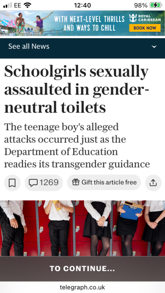 About Gender neutral loo