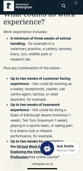 Four A levels? Vet Sci/Med aims