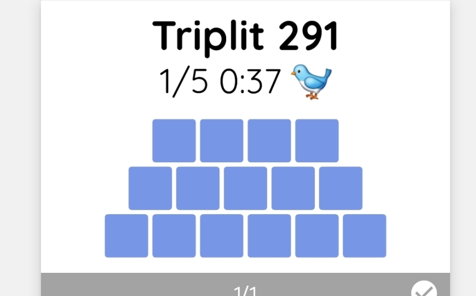 Yet another new word game - let me introduce you to Triplit!
