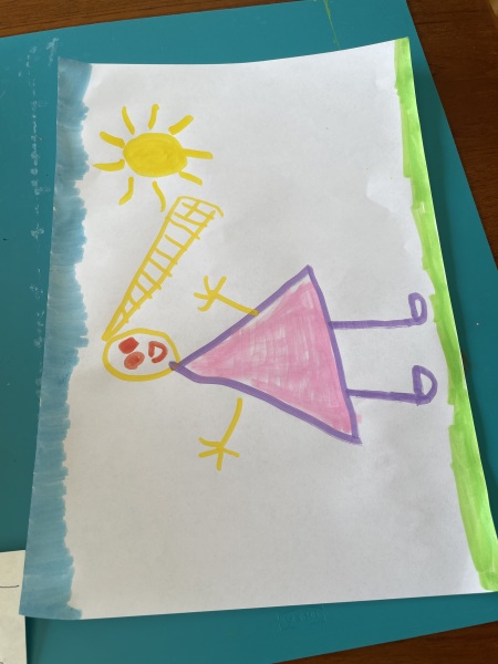What age child drew this photo?