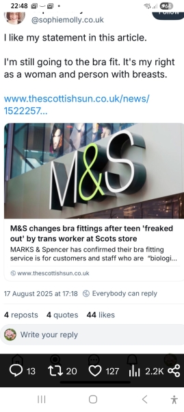 Misinformation correction: M&S Staff