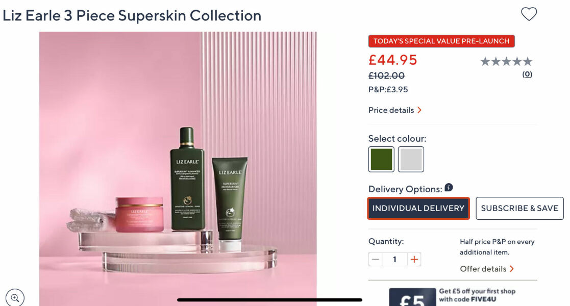 Liz Earle QVC Bargain!