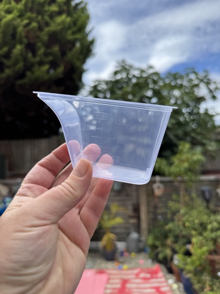 Measuring cup for washing powder?