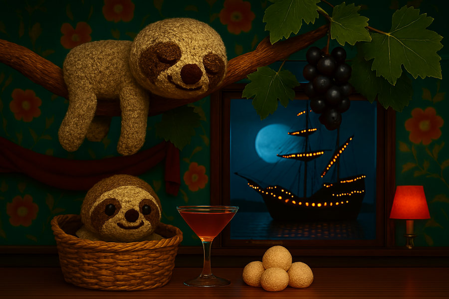 The Bluestocking does a late night flit again