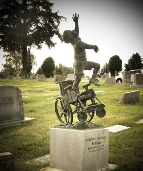 This childs grave marker is so poignant - more than usual.