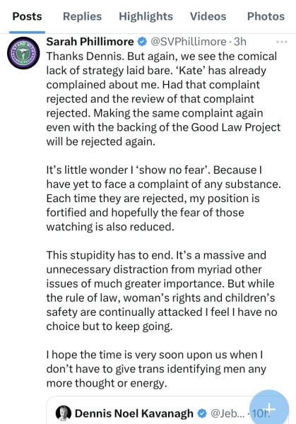 GLP are going after Sarah Philmore and are going to lose