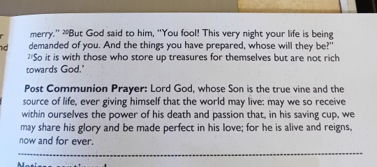 Sharing Sunday services