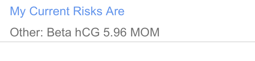 HCG Beta 5.96 MoM but normal range for Papp-a?